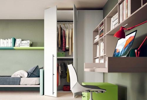 armadi ad angolo per camerette Ispiratore Cabina armadio per cameretta Maxy CLEVER IT
